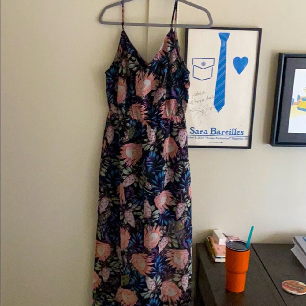 H&M floral maxi dress size 8